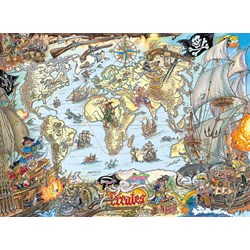 Ravensburger (12802) - "Pirate Map" - 200 piezas