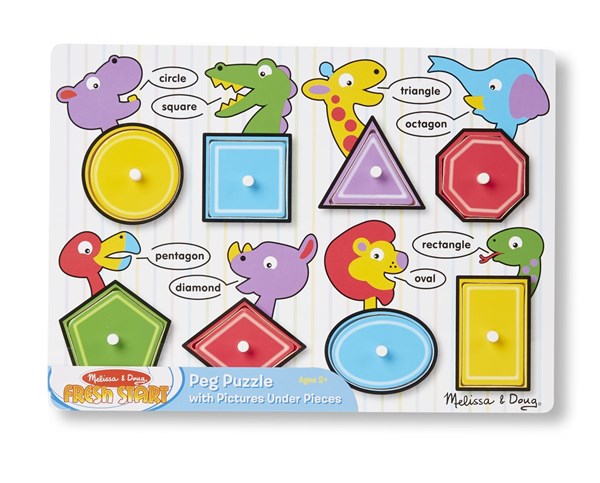 Melissa and Doug (3285) - "Shapes" - 8 piezas