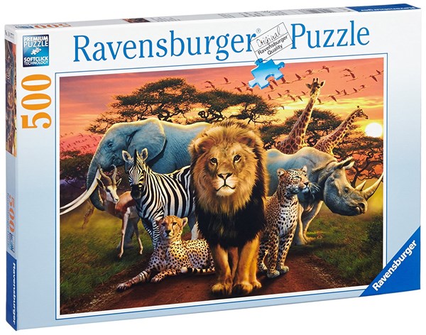 Ravensburger (14177) - "African Splendour" - 500 piezas