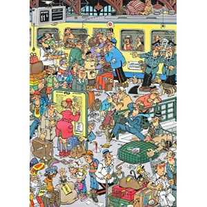 Jumbo (17318) - Jan van Haasteren: "Platform" - 500 piezas