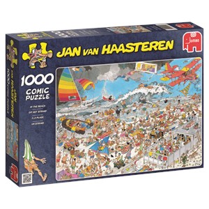 Jumbo (01652) - Jan van Haasteren: "At The Beach" - 1000 piezas