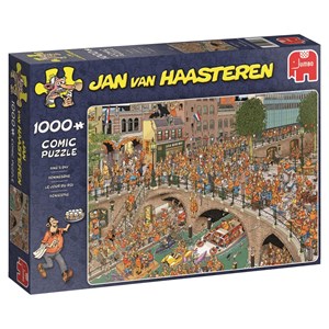 Jumbo (19054) - Jan van Haasteren: "King's Day" - 1000 piezas