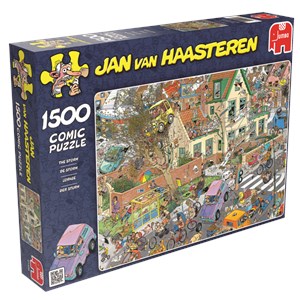 Jumbo (01498) - Jan van Haasteren: "The Storm" - 1500 piezas