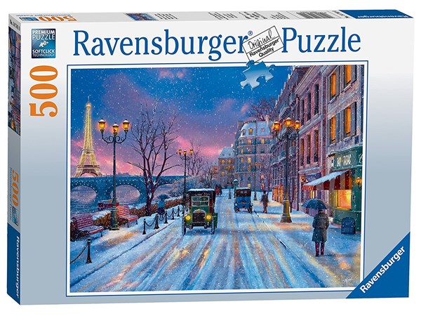 Ravensburger (14741) - "Winter in Paris" - 500 piezas