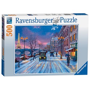 Ravensburger (14741) - "Winter in Paris" - 500 piezas