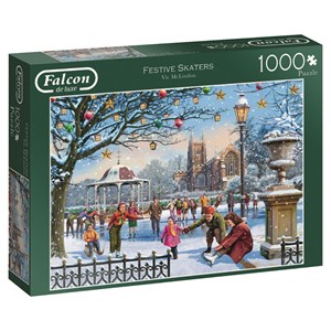 Falcon (11185) - "Festive Skaters" - 1000 piezas