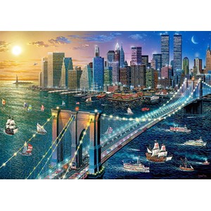 Castorland (B-52646) - "New York - Brooklyn Bridge" - 500 piezas