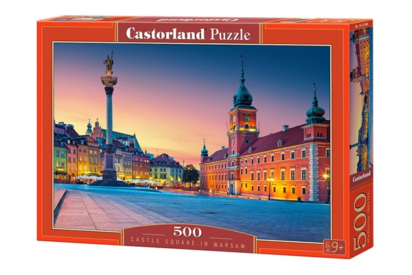 Castorland (52486) - "Plaza del Castillo, Varsovia" - 500 piezas