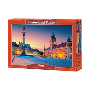 Castorland (52486) - "Plaza del Castillo, Varsovia" - 500 piezas