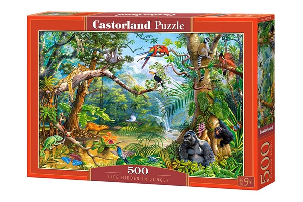 Castorland (B-52776) - "Life Hidden in Jungle" - 500 piezas