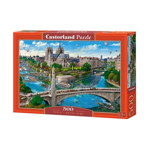 Castorland (B-52653) - "Paris, Notre Dame" - 500 piezas