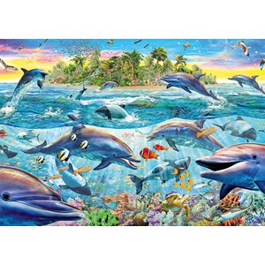Schmidt Spiele (58227) - "Dolphin Reef" - 500 piezas