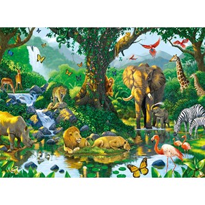Ravensburger (14171) - "Jungle Harmony" - 500 piezas