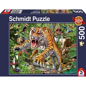 Schmidt Spiele (58226) - "Tiger Attack" - 500 piezas