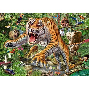 Schmidt Spiele (58226) - "Tiger Attack" - 500 piezas