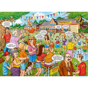 Ravensburger (14749) - Geoffrey Tristram: "School Sports Day" - 500 piezas