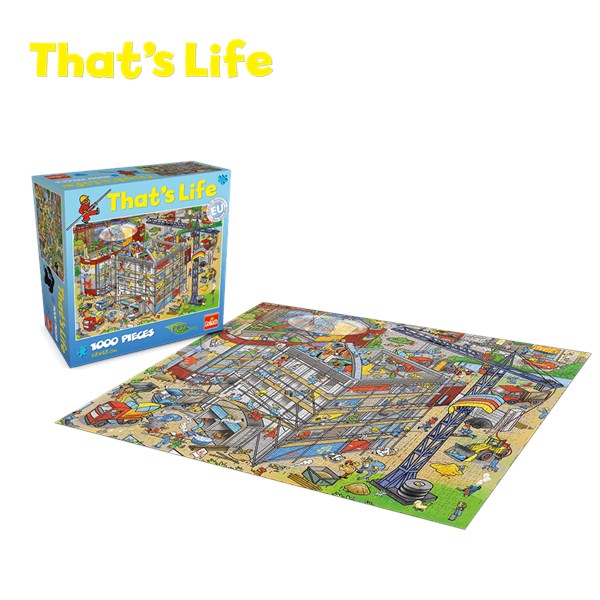 Goliath Games (71311) - "Construction Site" - 1000 piezas