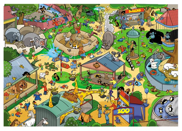 Goliath Games (71308) - "The Zoo" - 1000 piezas