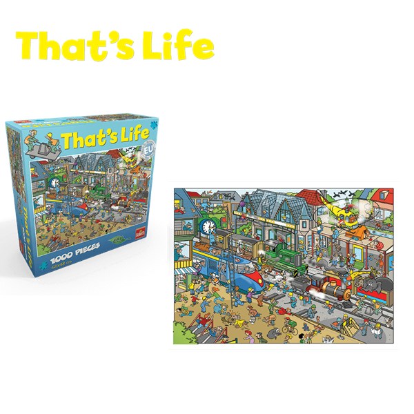 Goliath Games (71336) - "Train Station" - 1000 piezas