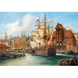 Castorland (C-102914) - "Old Gdansk" - 1000 piezas
