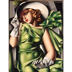 Clementoni (39332) - Tamara de Lempicka: "Young Girl In Green" - 1000 piezas