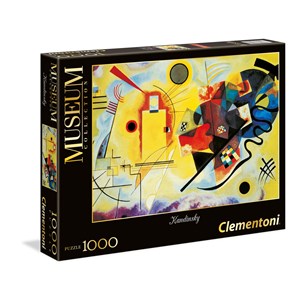 Clementoni (39195) - Vassily Kandinsky: "Yellow-Red-Blue" - 1000 piezas