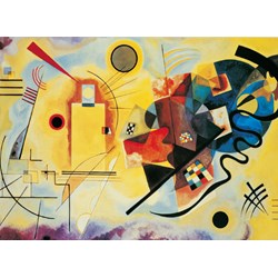 Clementoni (39195) - Vassily Kandinsky: "Yellow-Red-Blue" - 1000 piezas