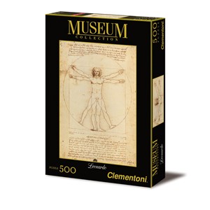 Clementoni (35001) - Leonardo Da Vinci: "Vitruvian Man" - 500 piezas