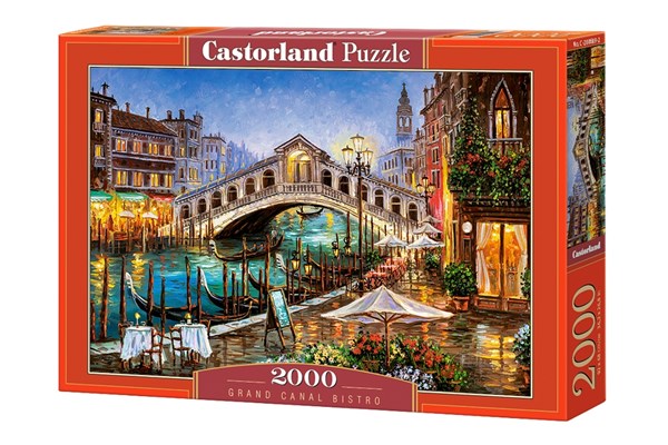 Castorland (C-200689) - "Grand Canal Bistro" - 2000 piezas