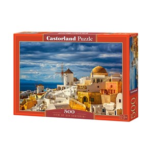 Castorland (B-52905) - "View of Oia Santorini" - 500 piezas
