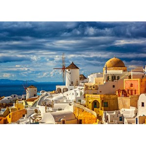 Castorland (B-52905) - "View of Oia Santorini" - 500 piezas