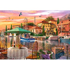 Castorland (B-52912) - "Sunset Harbour" - 500 piezas