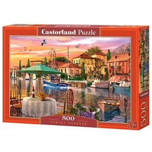 Castorland (B-52912) - "Sunset Harbour" - 500 piezas