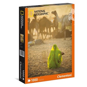Clementoni (39302) - "Indian Woman" - 1000 piezas