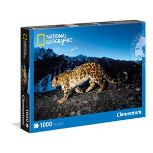 Clementoni (39376) - "Snow Leopard" - 1000 piezas
