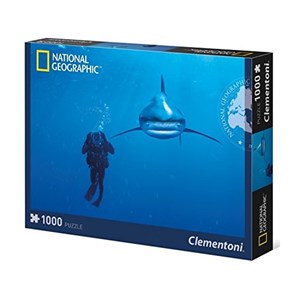 Clementoni (39303) - "Ocean Whitetip Shark" - 1000 piezas