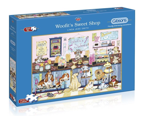 Gibsons (G3530) - Linda Jane Smith: "Woofit's Sweet Shop" - 500 piezas