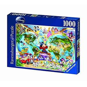 Ravensburger (15785) - "Disney World Map" - 1000 piezas