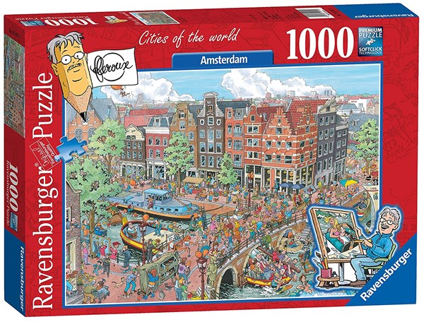 Ravensburger (19192) - "Amsterdam" - 1000 piezas