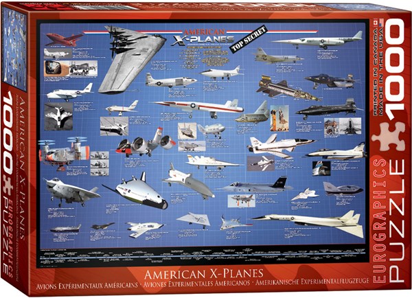Eurographics (6000-0248) - "American X-Planes" - 1000 piezas