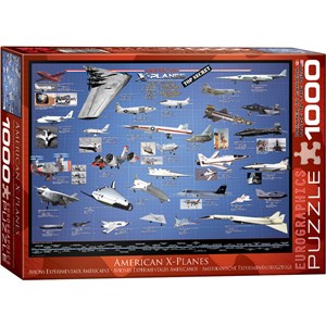 Eurographics (6000-0248) - "American X-Planes" - 1000 piezas