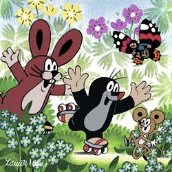 Ravensburger (09209) - "On the Move with the Mole" - 49 piezas