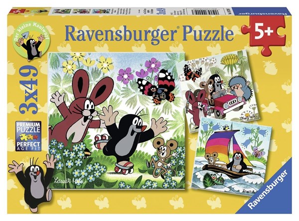 Ravensburger (09209) - "On the Move with the Mole" - 49 piezas