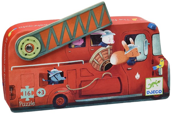 Djeco (07269) - "Fire Truck" - 16 piezas