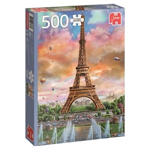 Jumbo (18533) - "Eiffel Tower, Paris" - 500 piezas