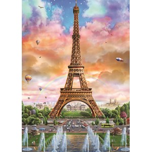 Jumbo (18533) - "Eiffel Tower, Paris" - 500 piezas