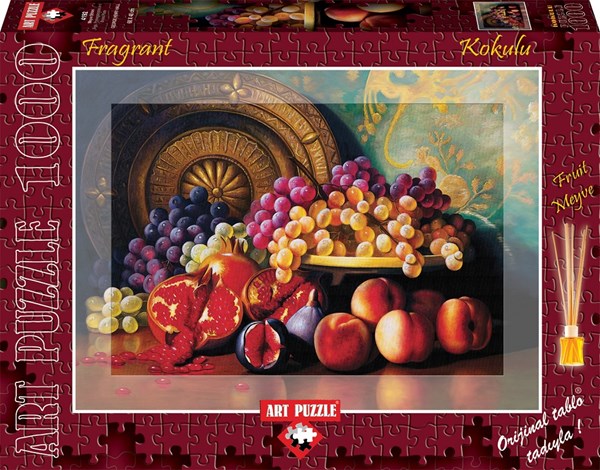 Art Puzzle (4192) - "Pomegranates and Brass Plate" - 1000 piezas