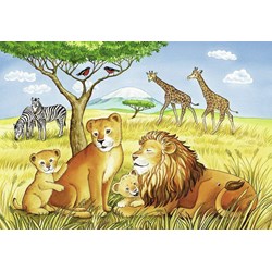 Ravensburger (07606) - "Elefant, Lion & Co." - 12 piezas