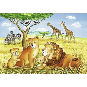 Ravensburger (07606) - "Elefant, Lion & Co." - 12 piezas