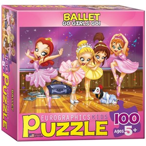 Eurographics (6100-0414) - "Go Girls Go! Ballet" - 100 piezas